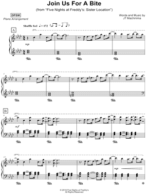 Five Nights At Freddy S Sister Location Sheet Music Downloads At