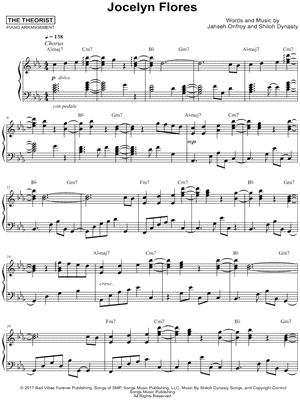 The Theorist Jocelyn Flores Sheet Music Piano Solo In C Minor