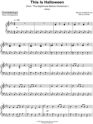 TutorialsByHugo "This Sheet Music (Easy Piano) (Piano Solo) in C Minor - Download & Print SKU: MN0179013