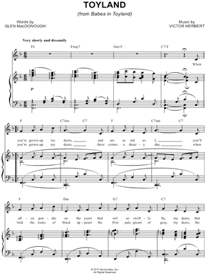 Victor Herbert - Toyland - from Babes in Toyland - Sheet Music (Digital Download)