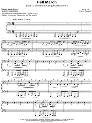 Sheet Music Boss - Hell March - from Command & Conquer: Red Alert - Sheet Music (Digital Download)