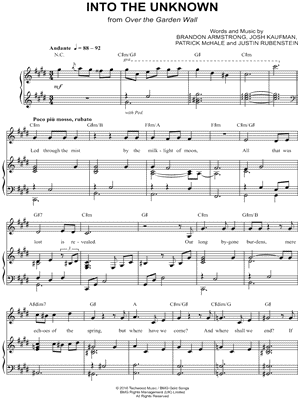 Into The Unknown Sheet Music 1 Arrangement Available Instantly
