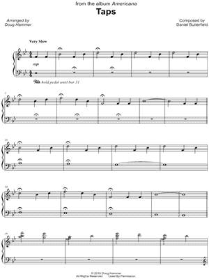 "Taps" Sheet Music - 4 Arrangements Available Instantly - Musicnotes