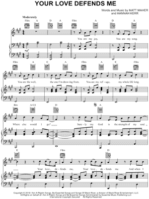 Your Love Defends Me Sheet Music - 2 Arrangements Available Instantly -  Musicnotes