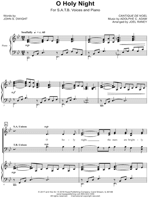 O Holy Night Sheet Music