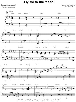 Jazz Piano Charts