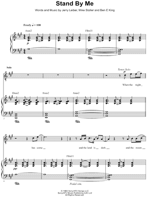 The Kingdom Choir - Stand by Me - Sheet Music (Digital Download)