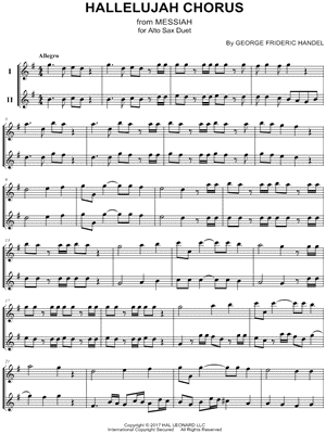 "Hallelujah Chorus" Sheet Music - 31 Arrangements Available Instantly