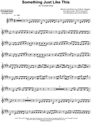 Something Just Like This Sheet Music 47 Arrangements Available Instantly Musicnotes