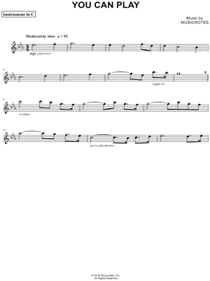 You Can Play - C Instrument