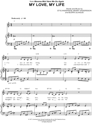 My Love My Life Sheet Music 7 Arrangements Available Instantly Musicnotes