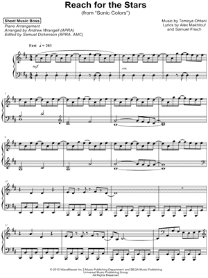 Sonic Colors sheet music  Play, print, and download in PDF or MIDI sheet  music on