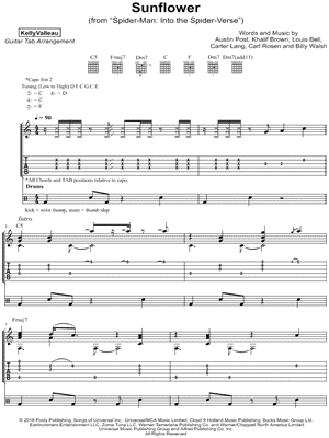 Spectacular Spider-Man Theme (Guitar Tab) Sheet music for Guitar (Solo)