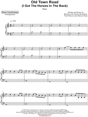 Old Town Road Sheet Music