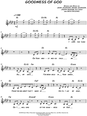 Chris Tomlin "The Roar" Sheet Music (Leadsheet) in A Major ...