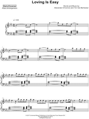 Loving Is Easy Sheet Music 4 Arrangements Available Instantly