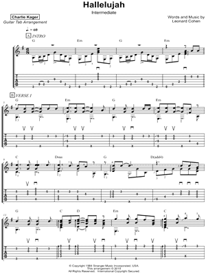 "Hallelujah" Sheet Music - 144 Arrangements Available Instantly