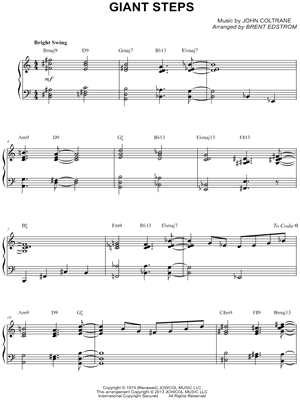 John Coltrane Sheet Music Downloads At Musicnotes Com