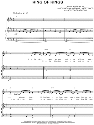 King Of Kings Sheet Music 6 Arrangements Available Instantly