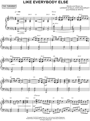 Like Everybody Else Sheet Music 2 Arrangements Available