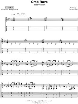 Crab Rave Sheet Music 5 Arrangements Available Instantly Musicnotes
