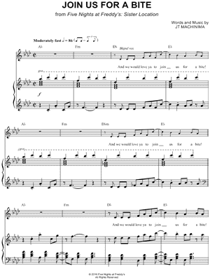 Five Nights at Freddy's – The Newton Brothers (Movie Theme) Sheet music for  Piano (Solo)