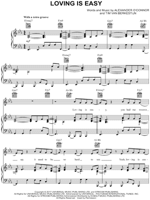 Loving Is Easy Sheet Music 4 Arrangements Available Instantly