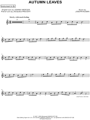 Clarinet Sheet Music Downloads Musicnotescom - roblox piano sheets for lost boy