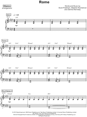 Meduza, Dermot Kennedy - Paradise sheet music for piano download