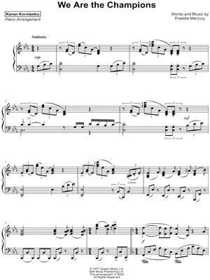 Featured Sheet Music