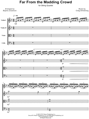 Far From The Madding Crowd Sheet Music Downloads At Musicnotes Com