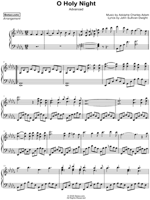 Oh Holy Night violin duet - : High quality ChristianLDS hymn  arrangement sheet music downloads