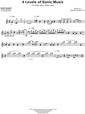 Green Hill Zone - Sonic Sheet music for Piano, Violin, Viola, Drum group  (Mixed Quintet)