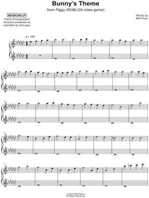 Musichelp Zizzy Theme Sheet Music Piano Solo In D Minor Download Print Sku Mn0210257 - roblox theme music