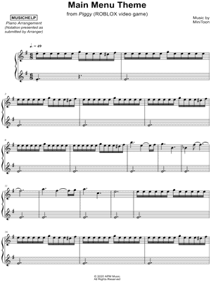 Musichelp Torcher Sheet Music Piano Solo In D Minor Download Print Sku Mn0211085 - avengers infinity war trailer song on roblox piano