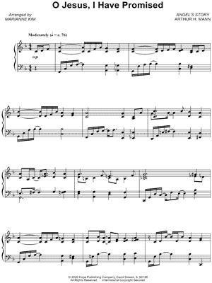 O Jesus I Have Promised Master - Misc Praise Songs Sheet music for