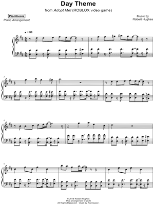 Adopt Me Roblox Sheet Music Downloads At Musicnotes Com - roblox audios playing jazz music