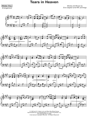 Tears in Heaven Sheet Music - 76 Arrangements Available Instantly -  Musicnotes