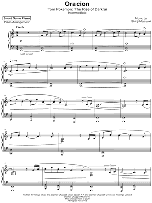 Desgastar intencional calendario Smart Game Piano "Oracion [intermediate]" Sheet Music (Piano Solo) in C  Major - Download & Print - SKU: MN0213124