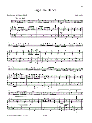 Scott Joplin - The Ragtime Dance - Viola & Piano - Sheet Music (Digital Download)