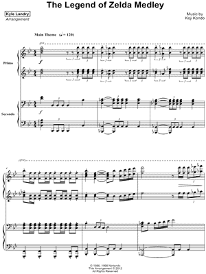 Luigi's Mansion Main Theme Medley Sheet music for Piano (Solo)