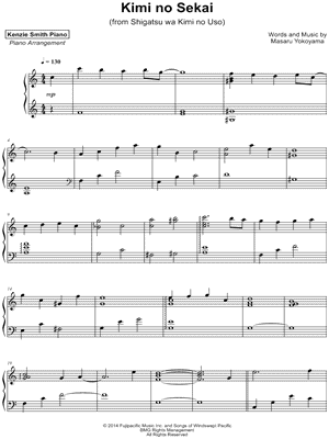 Kenzie Smith Hikaru Nara Sheet Music (Piano Solo) in F# Minor - Download  & Print - SKU: MN0186193