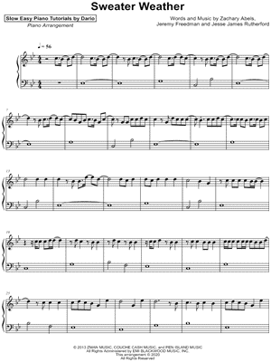 Sweater Weather (By Ear) Sheet music for Trombone, Trombone bass