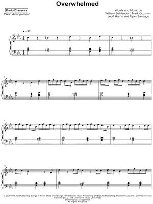 Musicnotes Dario d'aversa - overwhelmed - sheet music (digital download)