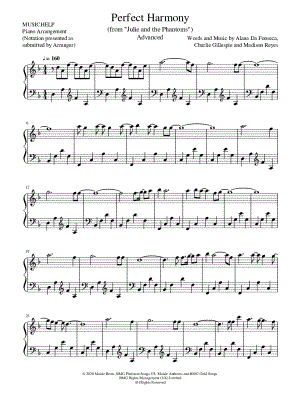 MUSICHELP - Perfect Harmony [advanced] - Sheet Music (Digital Download)