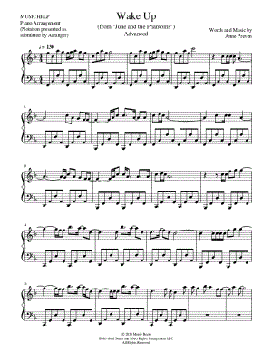 MUSICHELP - Wake Up [advanced] - Sheet Music (Digital Download)