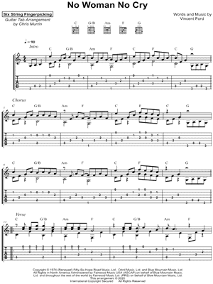 No Woman, No Cry Tab by Bob Marley (Guitar Pro) - Solo Guitar