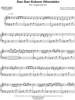 dragon ball gt Sheet music for Trombone, Euphonium, Tuba, Trumpet