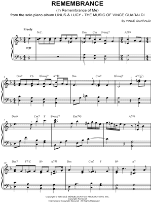 Vince Guaraldi Sheet Music Downloads from