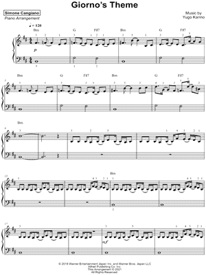 Jojo Bizarre Adventure Part 5 OP 2 -Uragirimono no Requiem- Guitar tabs 